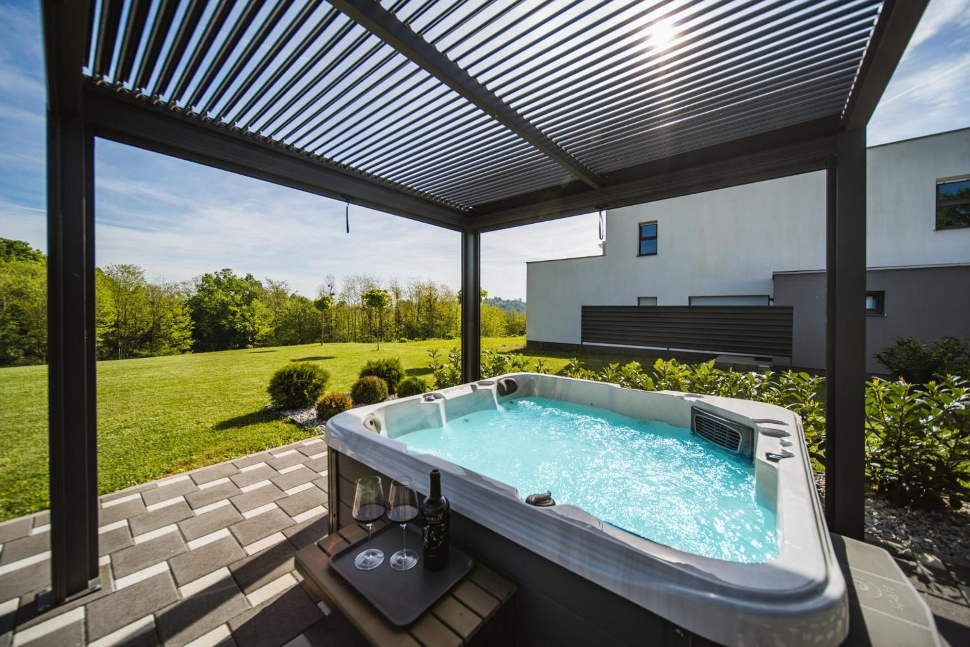 K Relax Place, Varazdinske Toplice, Modern Home With Sauna, Jacuzzi, Wifi Exterior foto